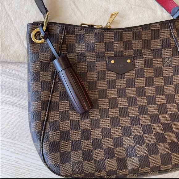 Louis Vuitton Damier Ebene South Bank Besace Bag Purse - Picture 11 of 14